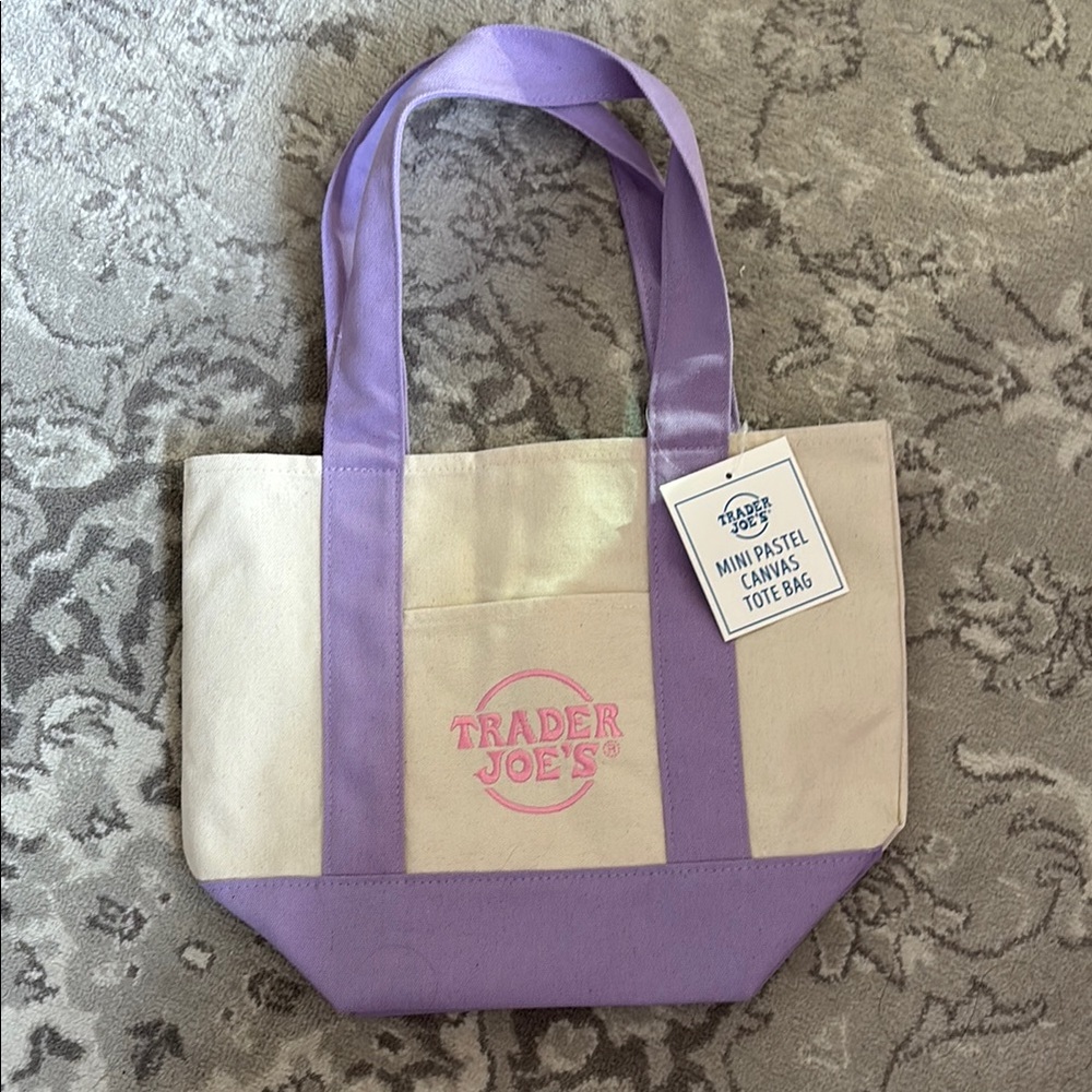 Trader Joe’s Pastel Tote Bag